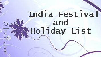India Holiday list