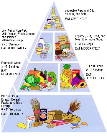 Vegetarian Diet Pyramid