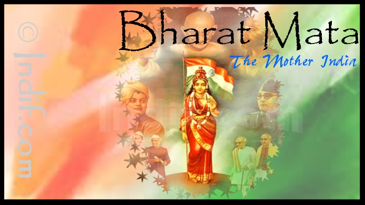 Bharat Mata - The mother of India - by Indif.com