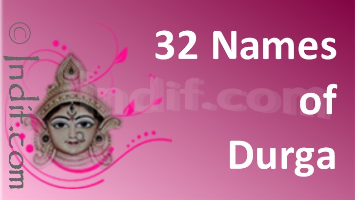 32 Names of Durga Ma - Durga Dvatrinsh Naammala