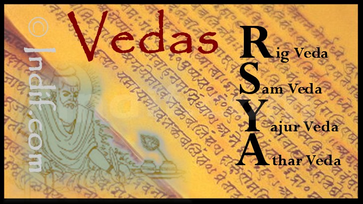 The vedas - Rigveda, Samaveda, yaurveda, Atharvaveda