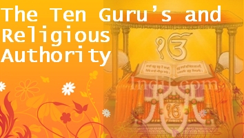 The ten gurus and religious authority