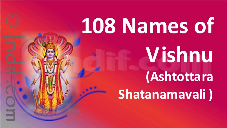 108 Names of Lord Vishnu - Arts and Culture